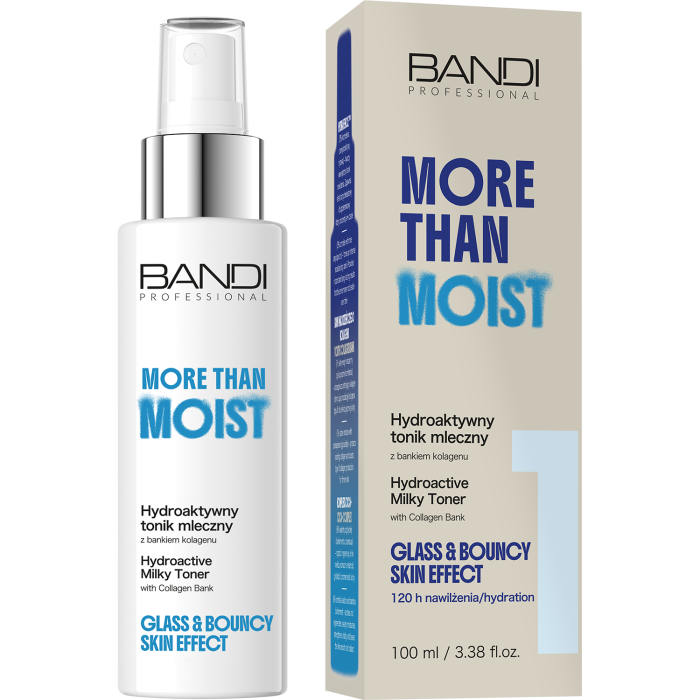 BANDI More than moist Hydroaktywny tonik mgiełka mleczny z bankiem kolagenu 100 ml