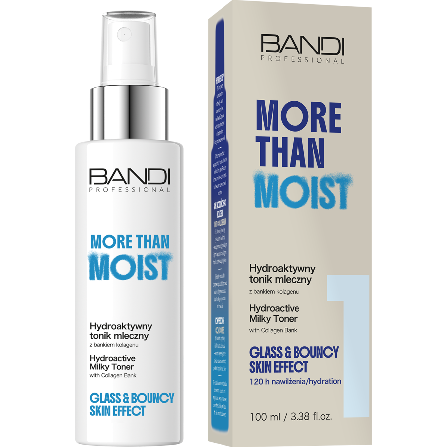 BANDI More than moist Hydroaktywny tonik mgiełka mleczny z bankiem kolagenu 100 ml