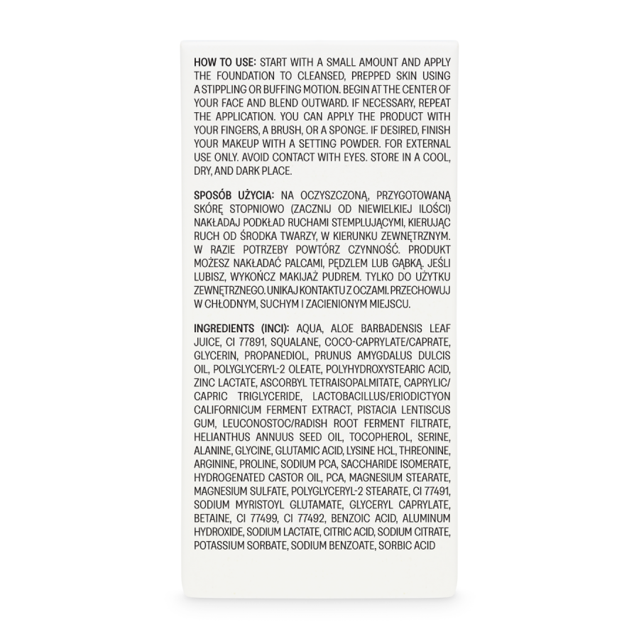 MINISTERSTWO Nawilżający podkład do twarzy 20 Vanilla Pudding 30ml