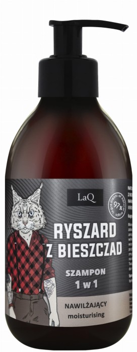 LAQ Szampon 1w1 RYSZARD Z BIESZCZAD nawilżający 300 ml
