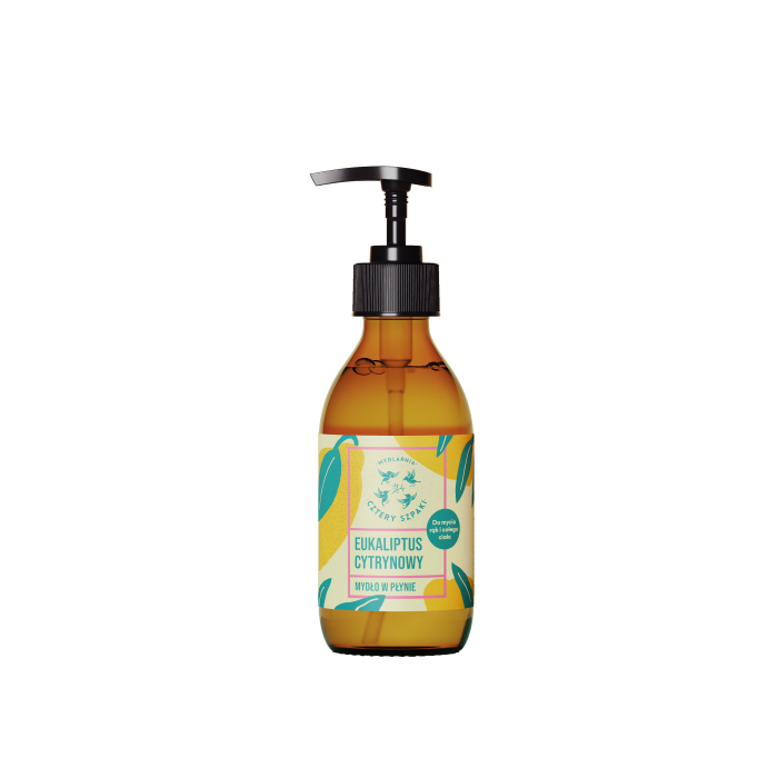 MYDLARNIA CZTERY SZPAKI Mydło w płynie Eukaliptus Cytrynowy 300 ml