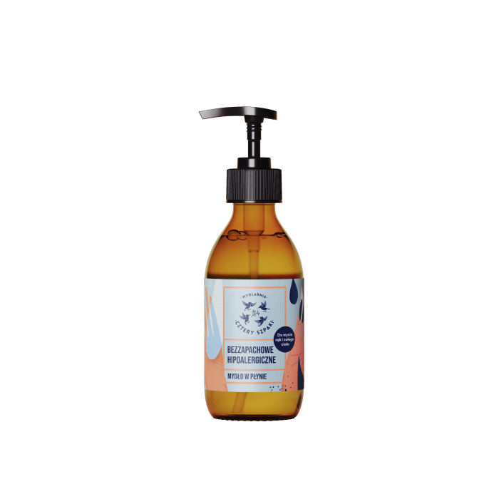MYDLARNIA CZTERY SZPAKI Mydło w płynie Hipoalergiczne 300 ml
