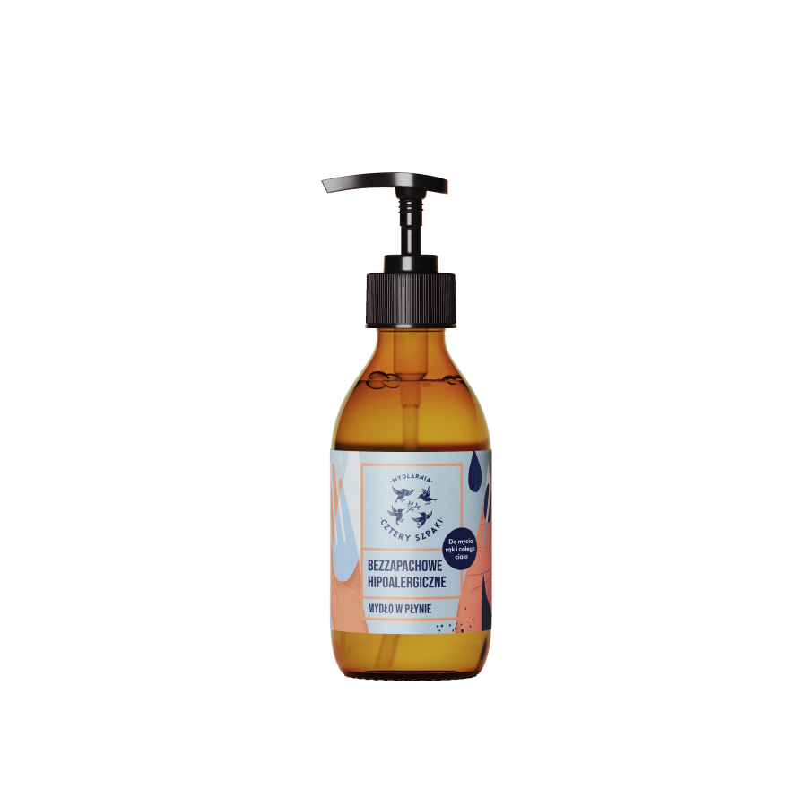 MYDLARNIA CZTERY SZPAKI Mydło w płynie Hipoalergiczne 300 ml