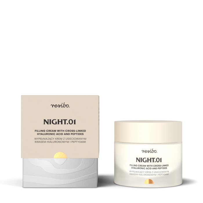 RESIBO NIGHT 0.1 krem wypełniający na noc z kwasem hialuronowym 50 ml