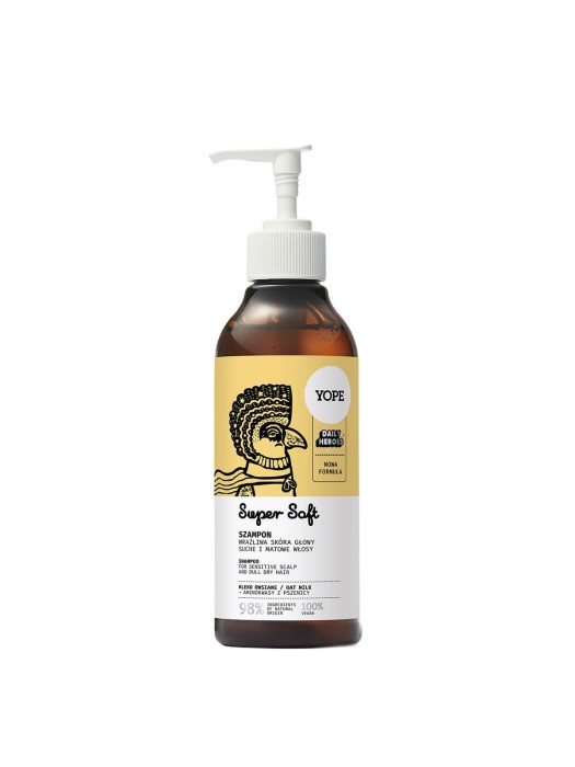 YOPE Daily Heroes Soft Szampon mleko owsiane 170 ml