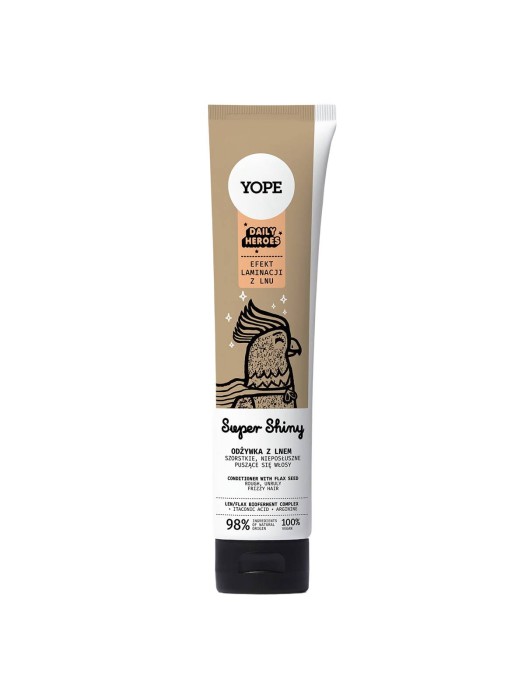YOPE Daily Heroes Super Shiny Odżywka do włosów z lnem 170ml