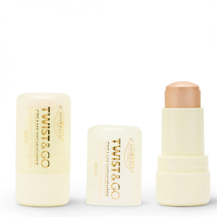 PUROBIO Rozświetlacz kremowy TWIST&amp;GO 01 prosecco 5g