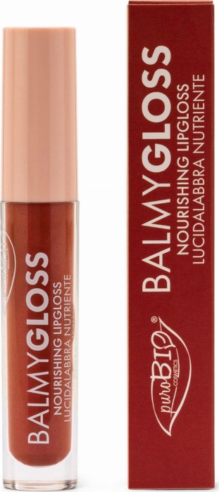 PUROBIO Błyszczyk Balmy Gloss 02 shimmering light brown 4,2g