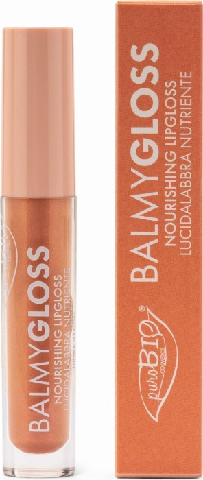 PUROBIO Błyszczyk Balmy Gloss 03 shimmering soft peach 4,2g