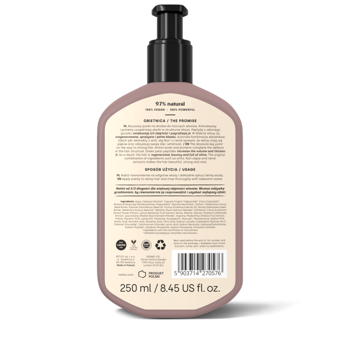RESIBO Hair Recharger odżywka regenerująca 250 ml