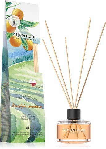 ALLVERNUM Dyfuzor Patyczki zapachowe Brazylijska Pomarańcza 50 ml