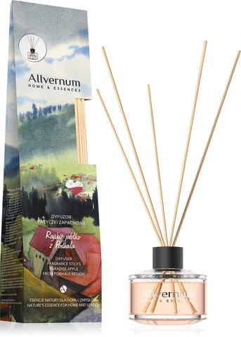 ALLVERNUM Dyfuzor Patyczki zapachowe Rajskie Jabłko z Podhala 50 ml