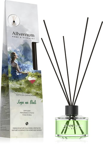 ALLVERNUM Dyfuzor Patyczki zapachowe Joga na Bali 50 ml