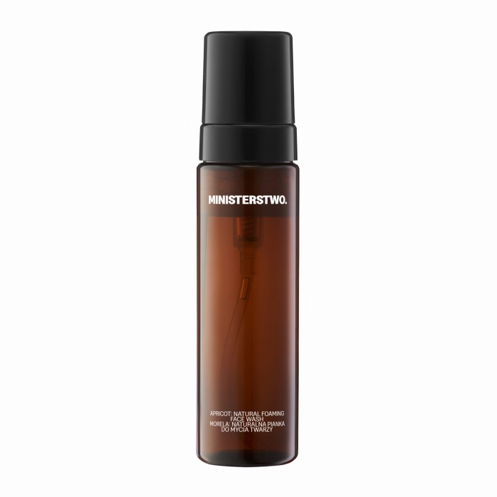 MINISTERSTWO Naturalna pianka do mycia twarzy Morela 200 ml
