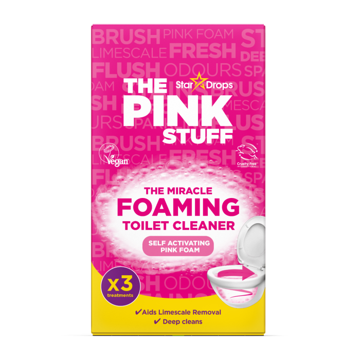 THE PINK STUFF Proszek Czyszczący do WC w Saszetkach 3 szt