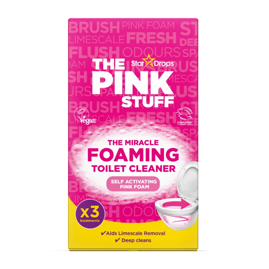 THE PINK STUFF Proszek Czyszczący do WC w Saszetkach 3 szt