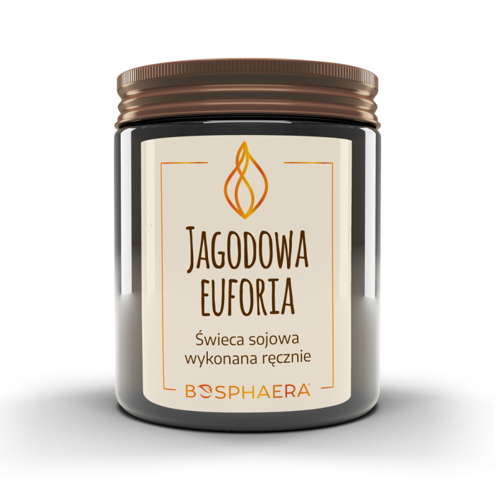 BOSPHAERA Sojowa świeca zapachowa Jagodowa euforia 190 g
