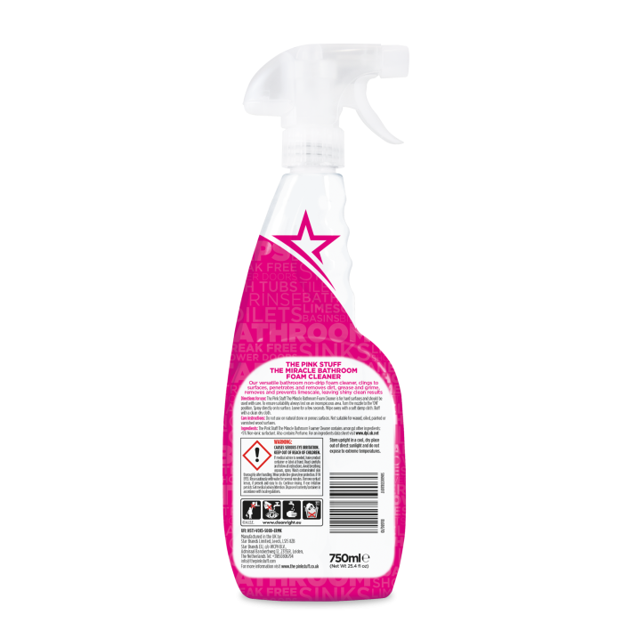 THE PINK STUFF Pianka Czyszcząca do Łazienki 750 ml