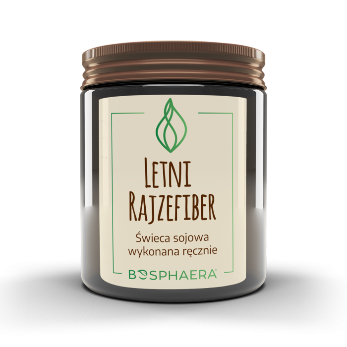 BOSPHAERA Sojowa świeca zapachowa Letni Rajzefiber 190 g