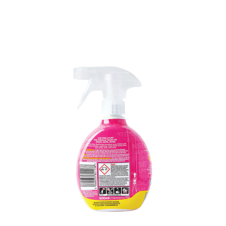 THE PINK STUFF Pianka w Sprayu do Mycia Naczyń 500 ml