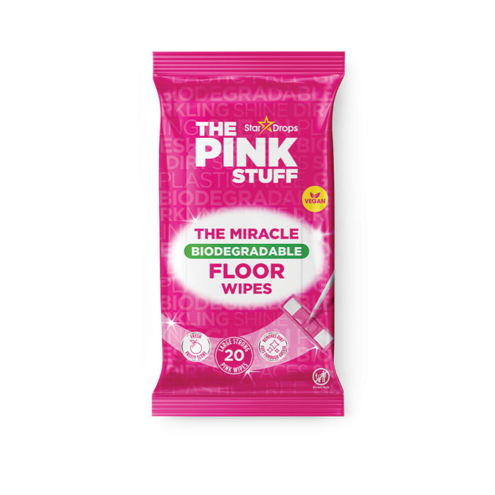 THE PINK STUFF Chusteczki Nawilżane do Mycia Podłóg 20 szt