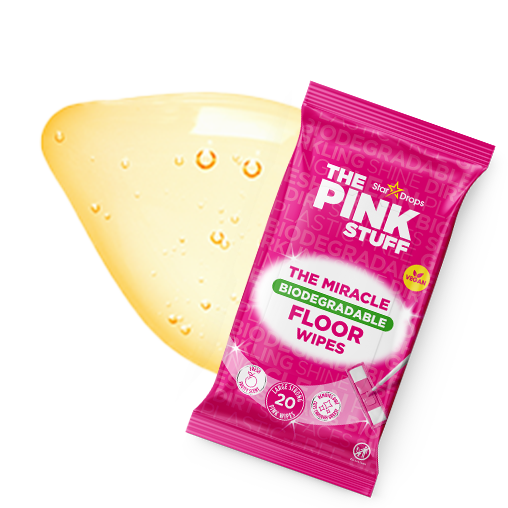 THE PINK STUFF Chusteczki Nawilżane do Mycia Podłóg 20 szt