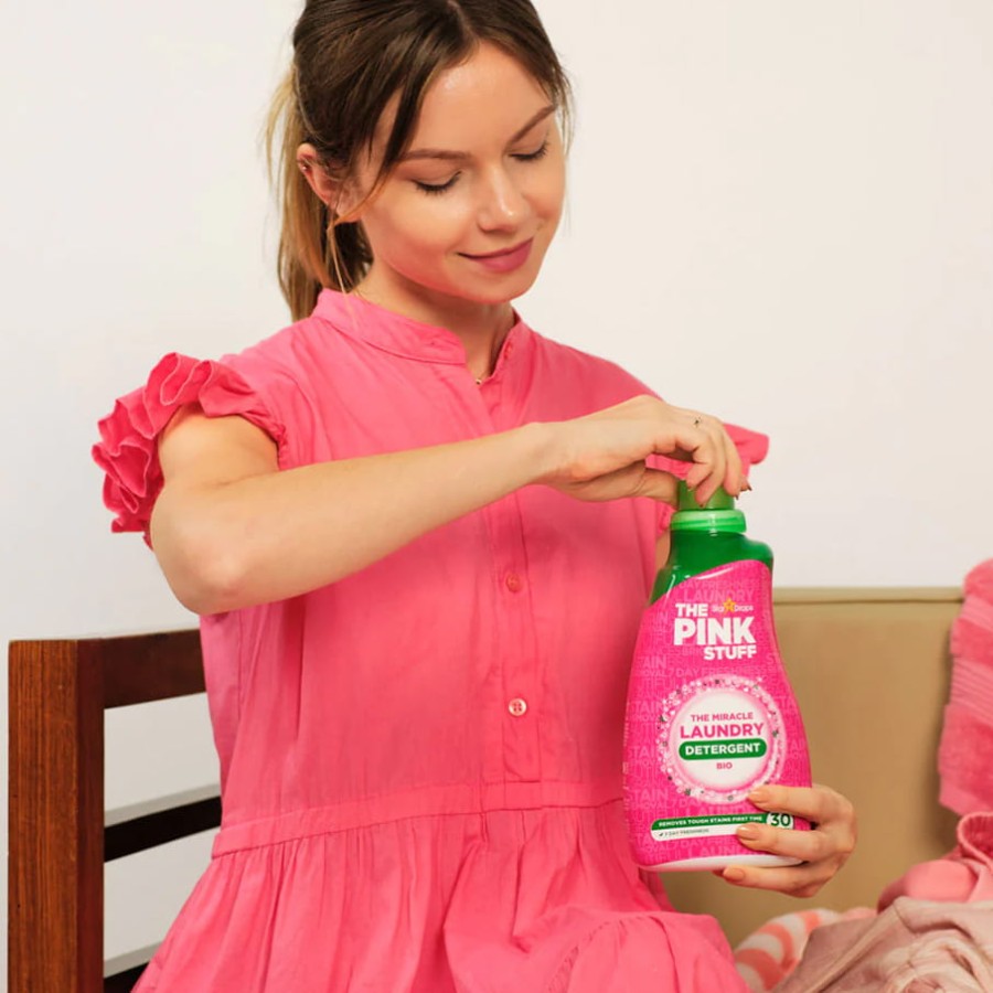 THE PINK STUFF Płyn do Prania Tkanin Uniwersalny Bio 30 Prań 960 ml