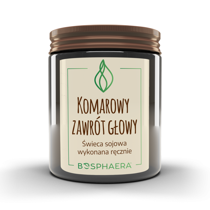 BOSPHAERA Sojowa świeca zapachowa Komarowy Zawrót Głowy 190 g