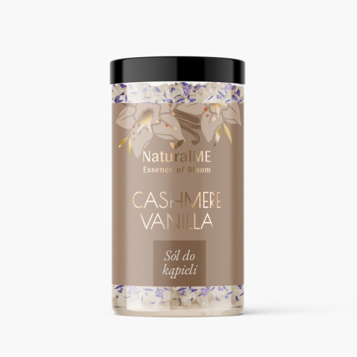 NATURALME ESSENCE OF BLOOM Sól do kąpieli Cashmere Vanilla 400 g