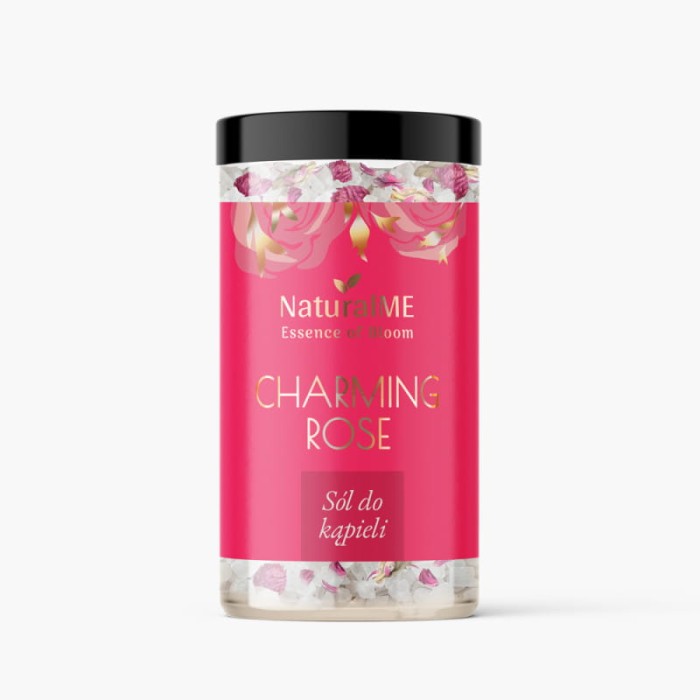 NATURALME ESSENCE OF BLOOM Sól do kąpieli Charming Rose 380 g
