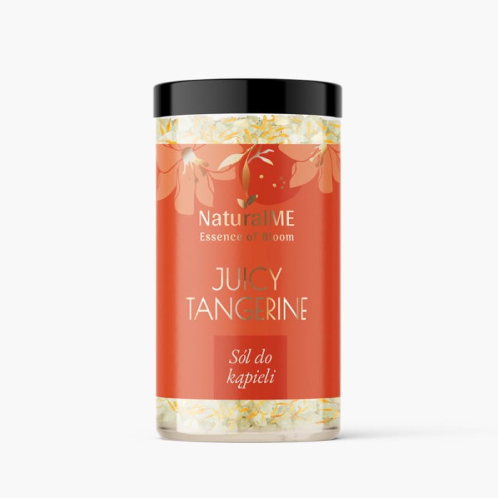NATURALME ESSENCE OF BLOOM Sól do kąpieli Juicy Tangerine 400 g