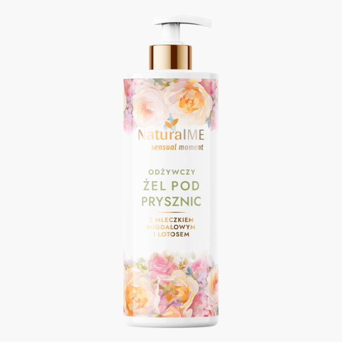 NATURALME Sensual Moment Odżywczy żel pod prysznic z mleczkiem migdałowym i lotosem 500 ml
