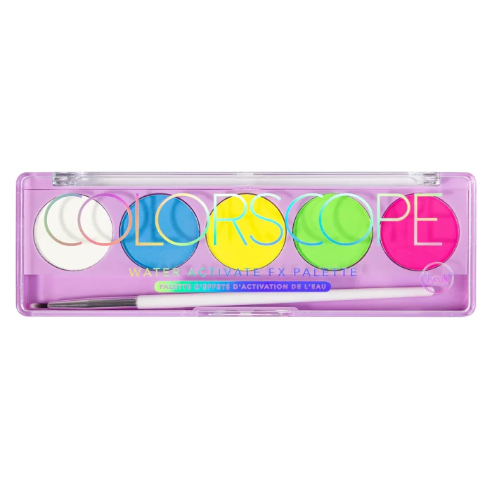 J.CAT BEAUTY Paleta eyelinerów aktywowanych wodą Colorscope 102 Bright