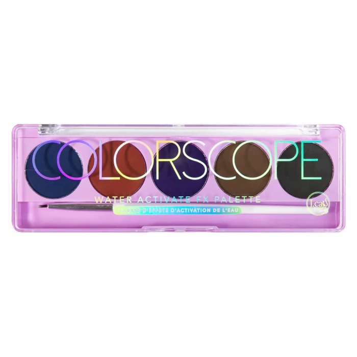 J.CAT BEAUTY Paleta eyelinerów aktywowanych wodą Colorscope 104 Deep