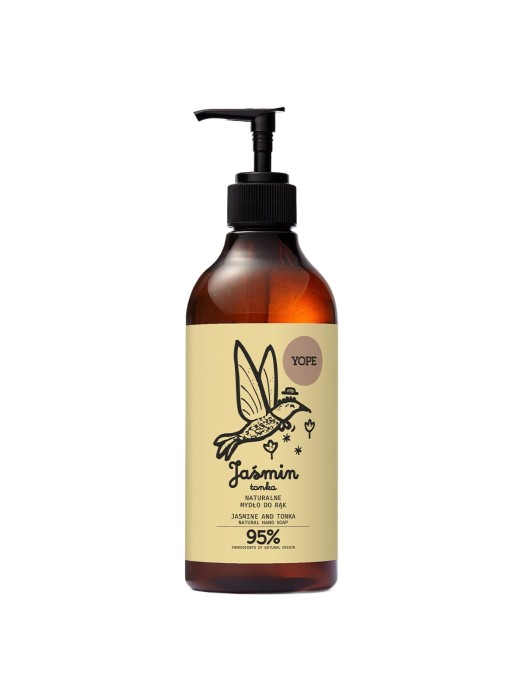 YOPE Naturalne mydło do rąk Jaśmin i tonka 500 ml
