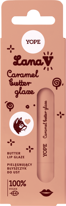 YOPE Pielęgnujący błyszczyk do ust Caramel Butter 8 ml