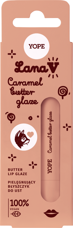 YOPE Pielęgnujący błyszczyk do ust Caramel Butter 8 ml