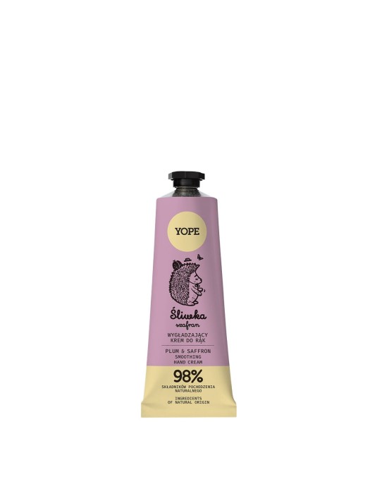 YOPE Wygładzający krem do rąk Śliwka i szafran 50 ml