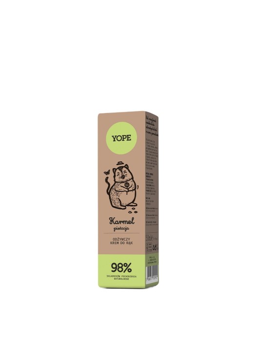 YOPE Odżywczy krem do rąk Pistacja i karmel 50 ml
