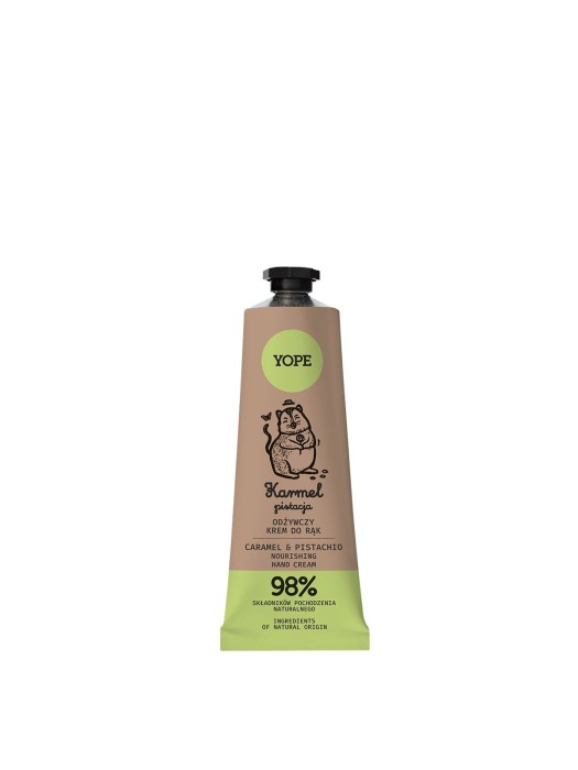 YOPE Odżywczy krem do rąk Pistacja i karmel 50 ml