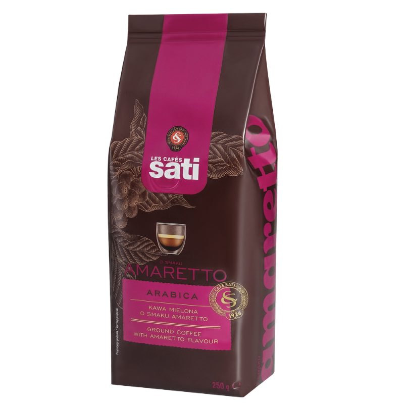 SATI Kawa mielona aromatyzowana Amaretto 250g
