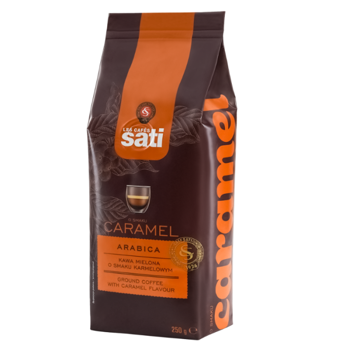 SATI Kawa mielona aromatyzowana Caramel 250g