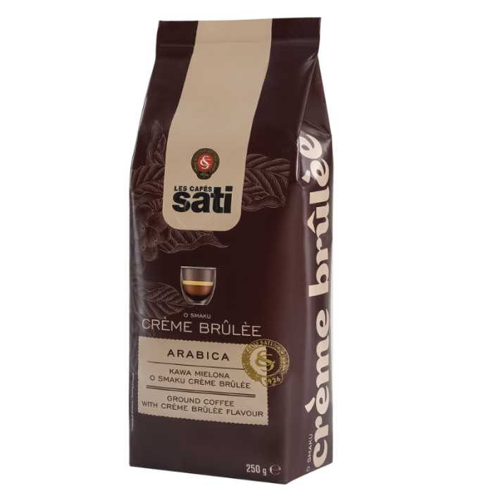 SATI Kawa mielona aromatyzowana Creme brulee 250g
