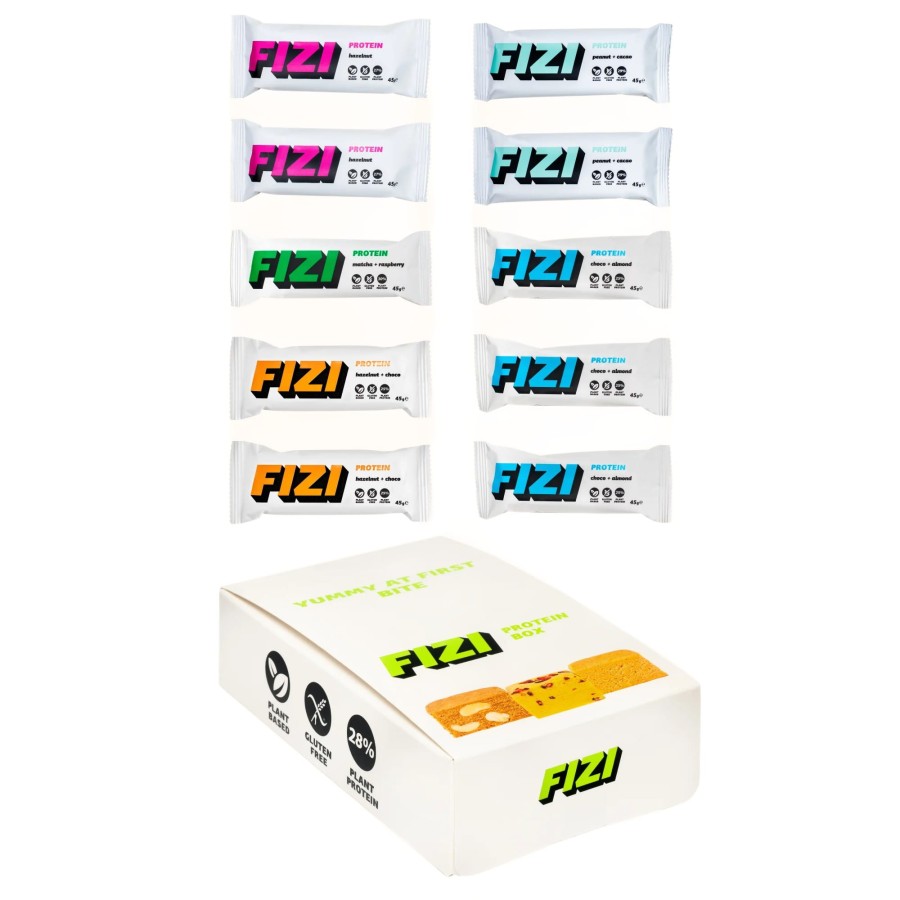 FIZI Mix batonów proteinowych PROTEIN BOX 10 szt 450 g