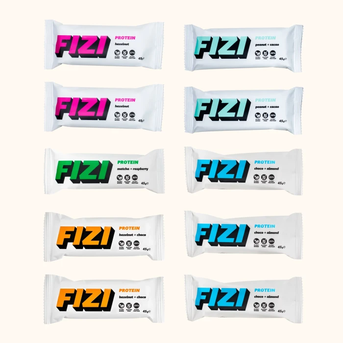 FIZI Mix batonów proteinowych PROTEIN BOX 10 szt 450 g