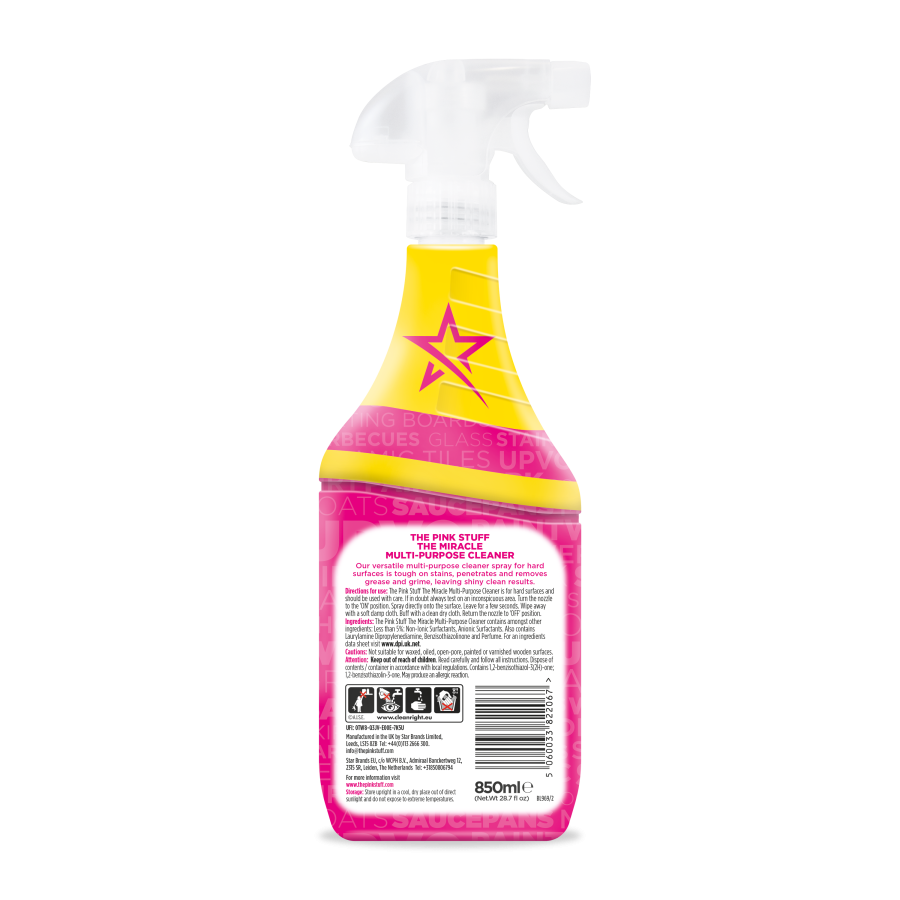 THE PINK STUFF Wielofunkcyjny Płyn Czyszczący w Sprayu 750 ml