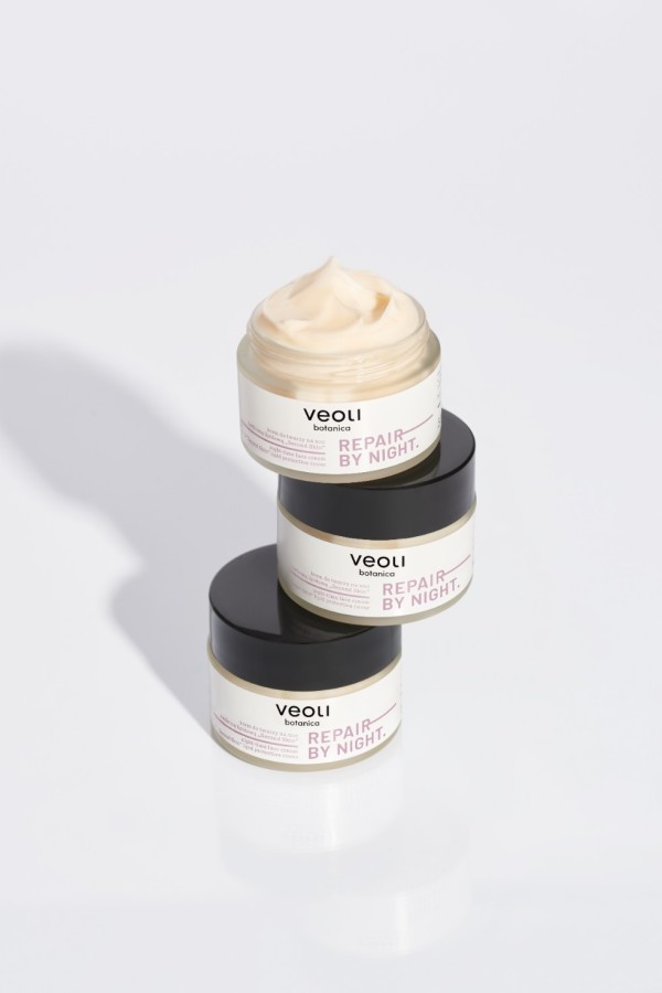 VEOLI BOTANICA REPAIR BY NIGHT Krem do twarzy na noc z ochroną lipidową “Second Skin” 50 ml