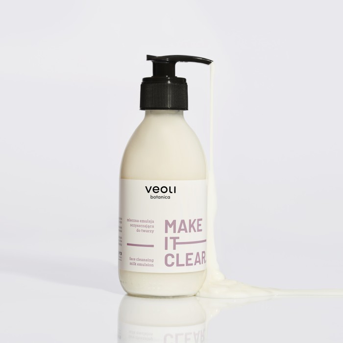 VEOLI BOTANICA MAKE IT CLEAR Mleczna emulsja oczyszczająca do twarzy 200 ml