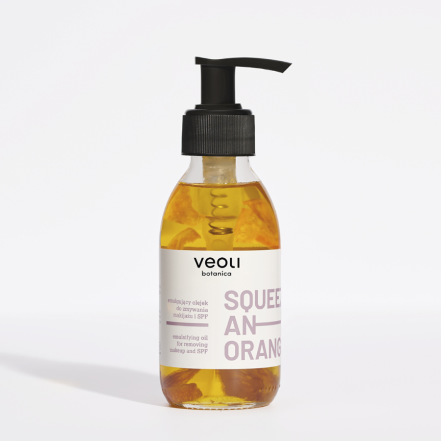 VEOLI BOTANICA SQUEEZE AN ORANGE Emulgujący olejek do zmywania makijażu i SPF 132,7 g