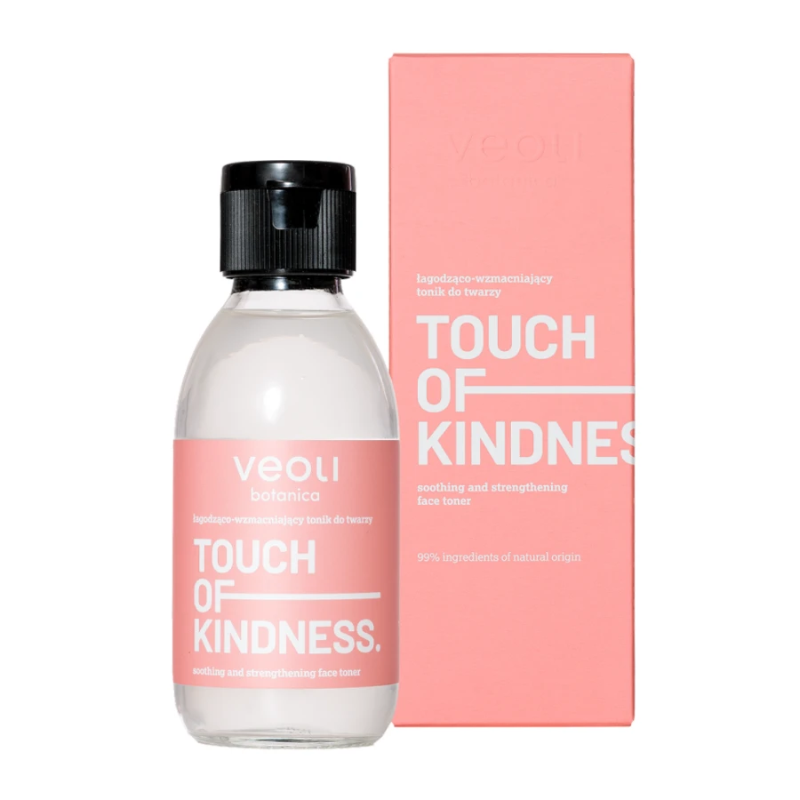 VEOLI BOTANICA TOUCH OF KINDNESS Łagodząco-wzmacniający tonik do twarzy 150 ml
